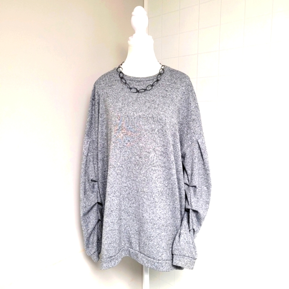 Oversized Grey Top